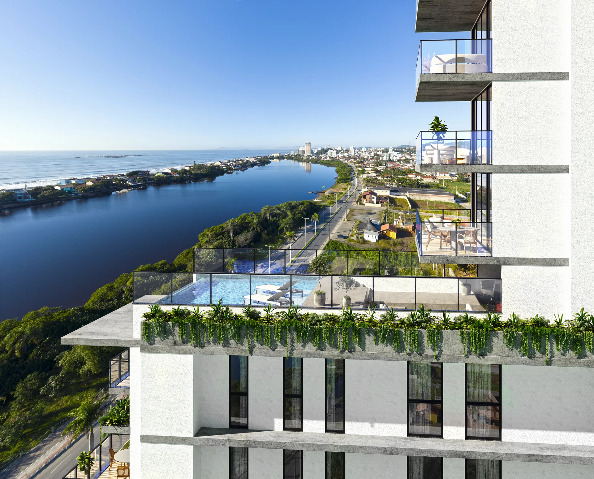 Edifício Constanza — projeto incorporativo COBR Arquitetura, Barra Velha, SC